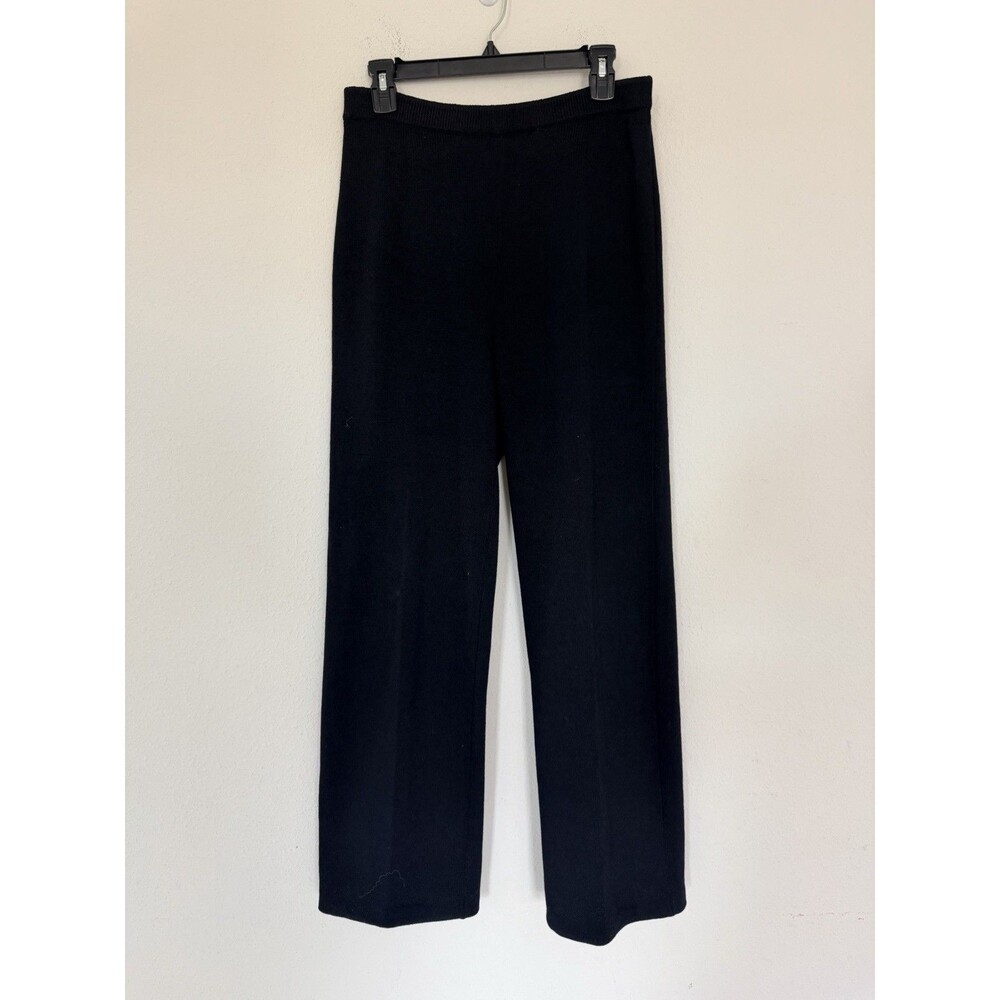 St. John Collection Black Knit Pull on Pants Women’s Size 6 Quiet Luxury